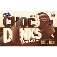 Vanilla Choc Dunks Ice Cream Bars (10pk)