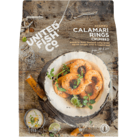 Formed Crumbed Calamari Rings (1kg)