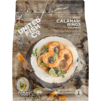 Formed Crumbed Calamari Rings (500g)