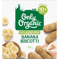 Banana Biscotti 10+ Months (100g)