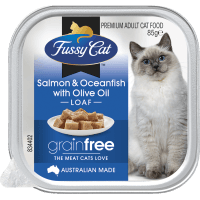 Grainfree Salmon & Oceanfish With Olive Oil Loaf Premium Adult Cat Food (85g)