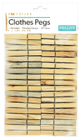 Wooden Clothes Pegs (1pk)