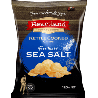 Kettle Cooked Southern Sea Salt Potato Chips (150g)
