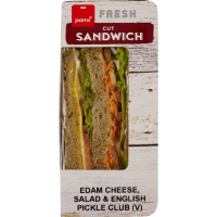 Edam Cheese Salad & English Pickle Club Cut Sandwich (1pk)