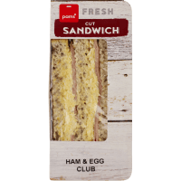 Ham & Egg Club Cut Sandwich (155g)