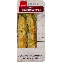 Coconut & Curried Chicken Deli Club Sandwich (1pk)