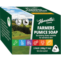 Farmers Natural Pumice Soap Bar (2pk)