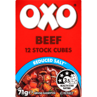 Reduced Salt Beef Stock Cubes (71g)