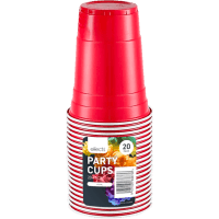 Disposable Red Party Cups (20pk)
