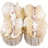 Plain Butterfly Sponge Cakes (4pk)