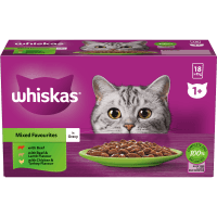 Mixed Favourites In Gravy Wet Pouches Cat Food (18 x 85g)
