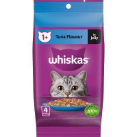 Tuna Flavour Favourites In Jelly Wet Pouches Cat Food (4 x 85g)