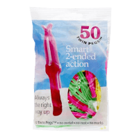 Smart Two Ended Action Pegs (50pk)