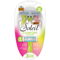 Soleil 4 Comfort Scented Disposable Razors (3pk)