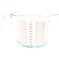 Soda-Lime Glass Measuring Jug 1L (ea)