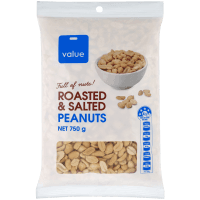 Roasted & Salted Peanuts (750g)