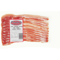 Dry Cured Manuka Smoked Streaky Bacon (250g)