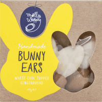 Handmade Bunny Ears With White Choc Topped Gingerbread (145g)