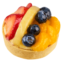 Large Fruit Custard Tart (1pk)