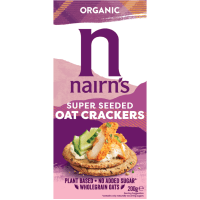Organic Super Seeded Oat Crackers (200g)