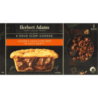 Gourmet 8 Hour Slow Cooked Chunky Sous Vide Beef In A Rich Gravy Pies (2 x 200g)