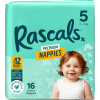 Premium Nappies Unisex Size 5 13-18kg Walker (16pk)