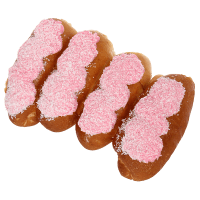 Raspberry Finger Buns (4pk)