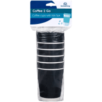 Coffee Cups With Lids (5pk)