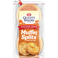 Gluten Free Dairy Free Sourdough Muffin Splits (4pk)