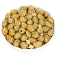 Marinated Green Pitted Olives (2kg)