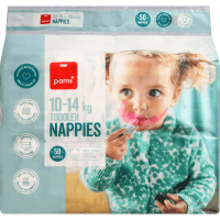Nappies 10-14kg Toddler (50pk)