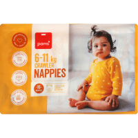 Nappies 6-11kg Crawler (16pk)