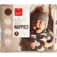 Nappies 4-7kg Infant (18pk)