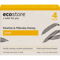 Kowhai & Manuka Honey Soap (4 x 80g)