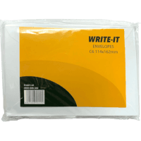 C6 Envelopes 120 x 180mm (25pk)