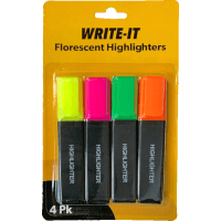 Florescent Highlighters (4pk)