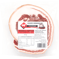 Dry Cure & Smoked Middle Bacon (500g)