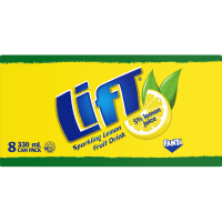 Sparkling Lemon Fruit Drink Cans (8 x 330ml)