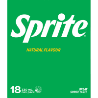 Natural Flavour Soft Drink Cans (18 x 330ml)