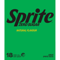 Zero Sugar Natural Flavour Soft Drink Cans (18 x 330ml)