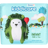 Deluxe Ultra Dry Nappies Boys & Girls 4-7kg Infant (46pk)