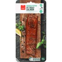 Cracked Pepper Hot Smoked Salmon (150g)