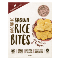 Organic Sea Salt & Vinegar Brown Rice Bites (100g)