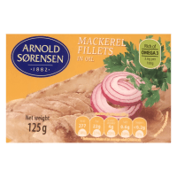 Mackerel Fillets In Oil (125g)