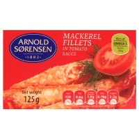 Mackerel Fillets In Tomato Sauce (125g)