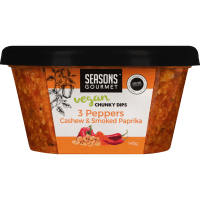 3 Pepper & Cashew With Smoked Paprika Chunky Dip (140g)