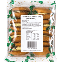 Plain Pack Rum & Raisin Christmas Kisses (8pk)