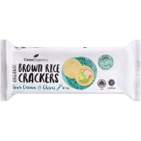 Organic Sour Cream & Chives Brown Rice Crackers (115g)
