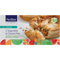 Gluten Free Vegetable & Cheese Pies (2pk)