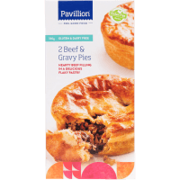 Gluten & Dairy Free 2 Beef & Gravy Pies (2pk)